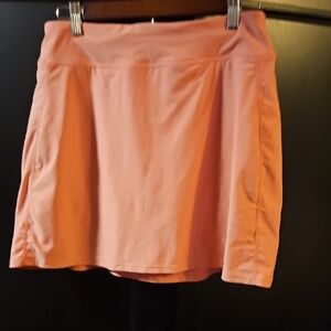 Women's Althletic Mini Skirt/skort in Peach